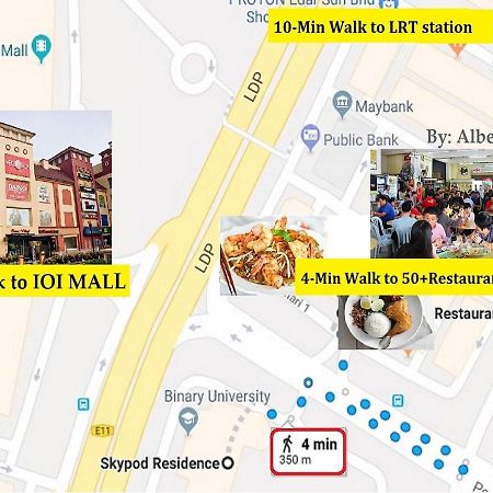 Puchong Skypod Residence, 1-5 Pax Cozy Unit, Walking Distance To Ioi Mall, 10Min Drive To Sunway ภายนอก รูปภาพ