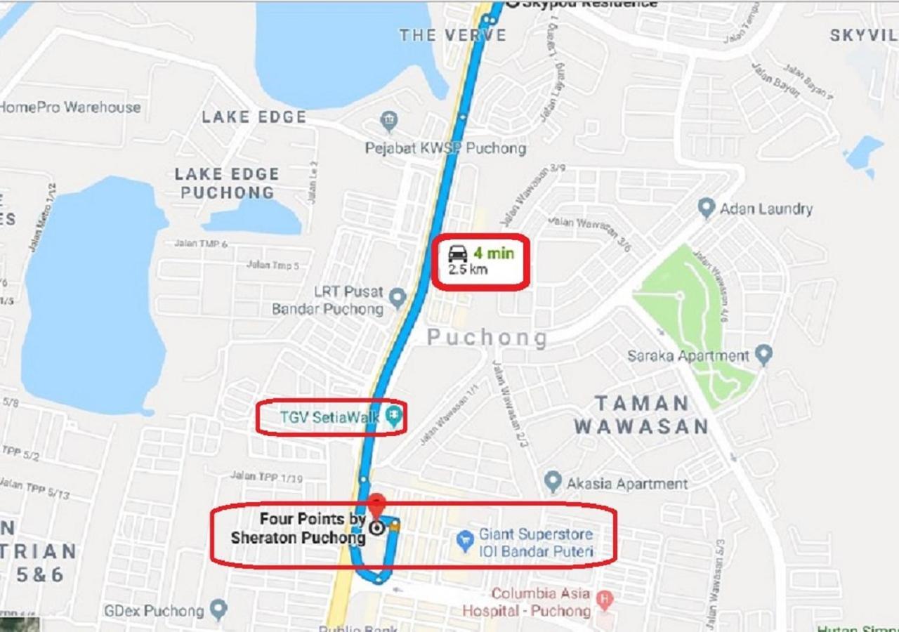 Puchong Skypod Residence, 1-5 Pax Cozy Unit, Walking Distance To Ioi Mall, 10Min Drive To Sunway ภายนอก รูปภาพ